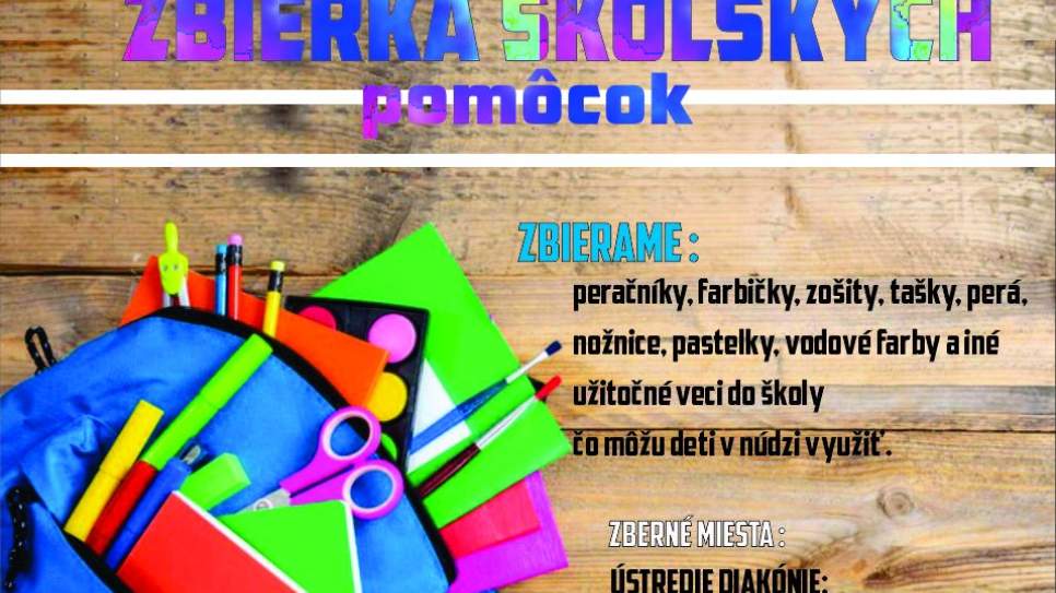 Zbierka školských pomôcok